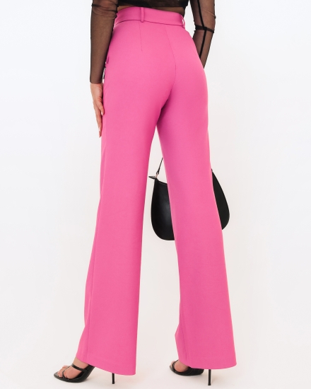 Широкие стильные брюки LZ Palazzo, фуксия
