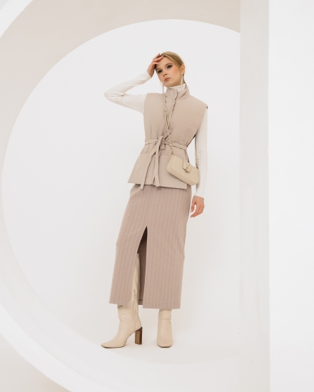 Юбка миди с разрезом LZ Djersy